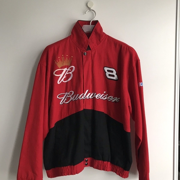 🔥NASCAR Budweiser Racing Jacket🔥 - Picture 1 of 5